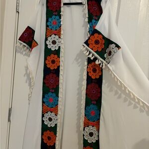 Colorful Embroidered Kimono